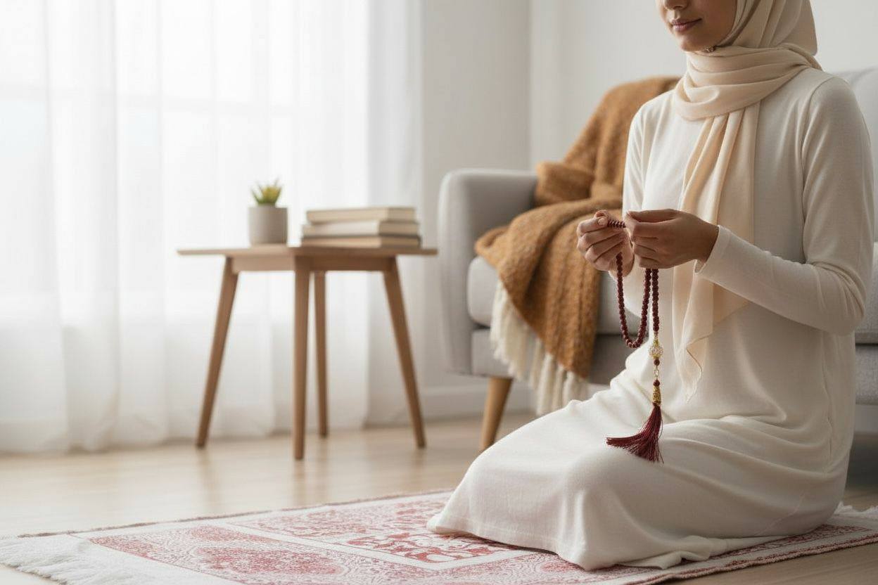 Tapis de prière islamique